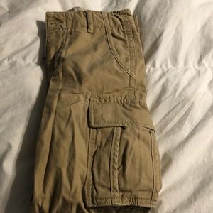 3 pairs of Gap kids cargo khakis- euc